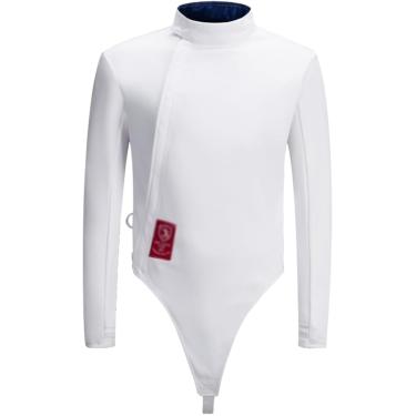Imagem de Jaqueta de esgrima - Traje de proteção para equipamentos de esgrima, traje de esgrima de sabre de folha 350N para esgrimistas masculinos e femininos, mão direita, 28#