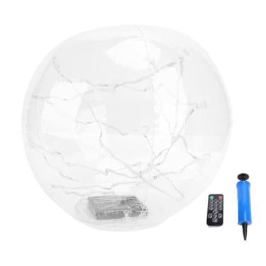 Imagem de Bola de Luz de Piscina Flutuante Inflável Alimentada por Energia Solar, Decoração da Piscina de água IP68 Com Controle Remoto para Festa da Piscina, Natal, Eventos de Verão (cor