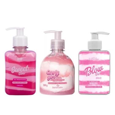 Imagem de Cremes Aromatizante Beijáveis Sweet Glow Blow Girl Candy Kit - Intt