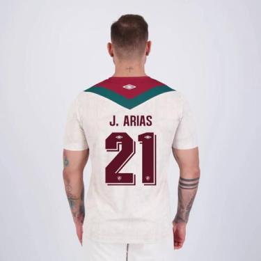 Imagem de Camisa Umbro Fluminense III 2024 21 J. Arias, P