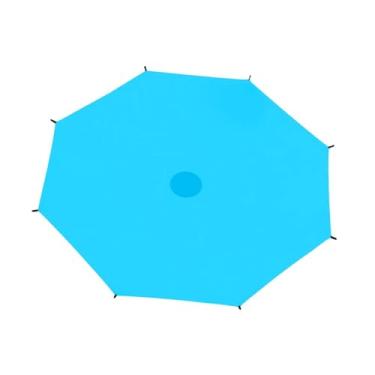 Imagem de rockible Tampolim Sombra Tampa de acessórios de trampolim ao ar livre, azul à prova d'água do quintal de trampolim Trampoline Sun Protection, 3.66m