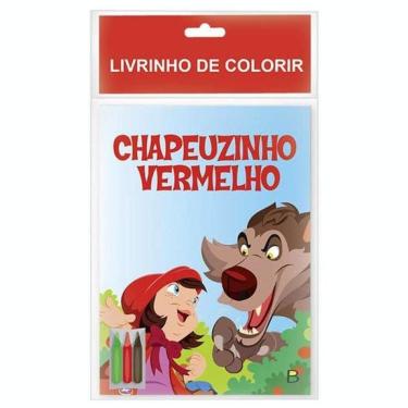 Imagem de Livrinho De Colorir: Chapeuzinho Vermelho