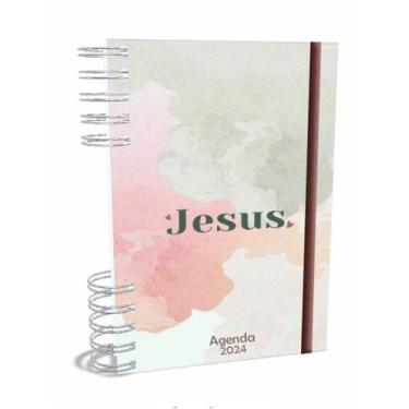 Imagem de Agenda Gospel Cristã 2024 - Jesus - A5 2024 - Um Versículo em Todos os