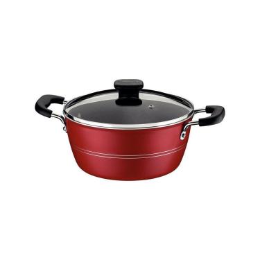 Imagem de Caçarola Tramontina Sicília Antiaderente Vermelho 20 Cm 2,4 L