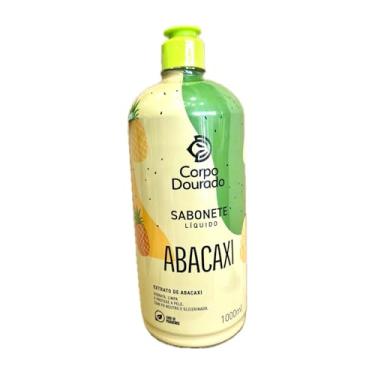 Imagem de Sabonete Líquido Abacaxi 1L – Corpo Dourado | Linha Fruktais | Com Extrato de Abacaxi, Hortelã e Glicerina | Limpeza Refrescante e Hidratação Suave | pH Neutro | Para Todos os Tipos de Pele | Uso Diário
