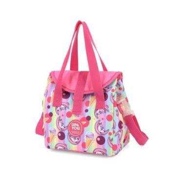 Imagem de Lancheira Infantil Up4You Luxcel Unicornio LA51598UP Rosa
