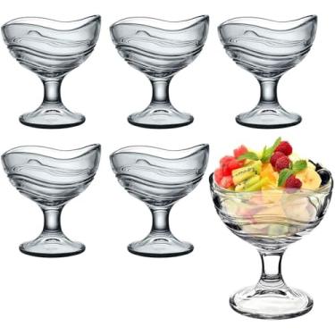 Imagem de Jogo 6 Taças De Vidro Sorvete Sobremesa Istambul 150ml G-Horse