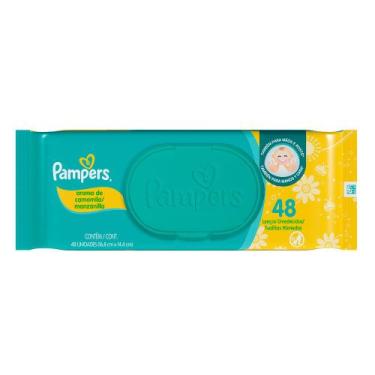 Imagem de Lenço Umedecido Pampers Camomila 48 Unidades