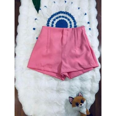 Imagem de Belala Moda Short novo feminina com zíper na esquerda sem bolso e sem 