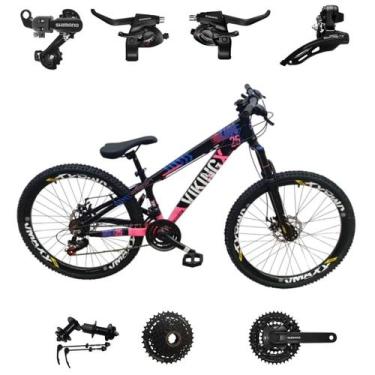 Imagem de Bicicleta Vikingx Tuff 25 Cambios Shimano e Trocadores Shimano 24 Velo