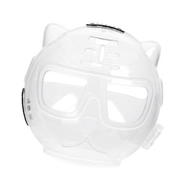 Imagem de Gralara Máscara de bola de focinho de gato suprimentos de gatinho, anti lamber capa de boca de estimação confortável, focinho anti -mordido para aparar as, Clear L