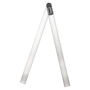 Imagem de Medidor de ângulo de Exibição Digital 0-360 ° Transferidor de Aço Inoxidável para Trabalhar Madeira (500mm)