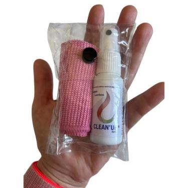 Imagem de Kit Limpa Lente Com Flanela Mágica E Estojo Para Limpeza de Óculos Cel