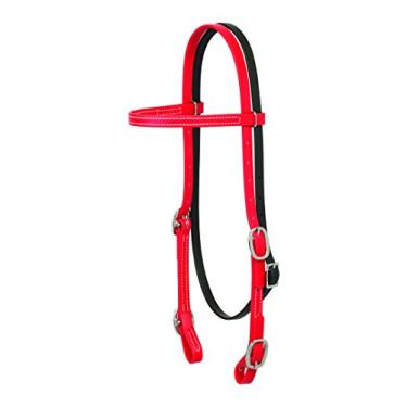 Imagem de Weaver Leather Brahma Webb Headstall Chili Pepper Red, Cavalo
