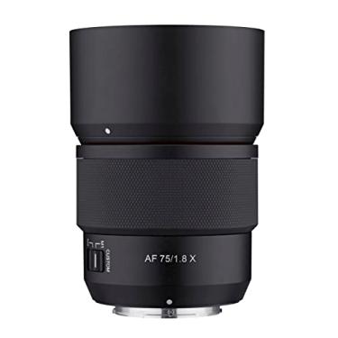Imagem de Samyang Lente teleobjetiva compacta F1.8 AF APS-C de 75 mm para Fuji X (SYIO75AF-FX)