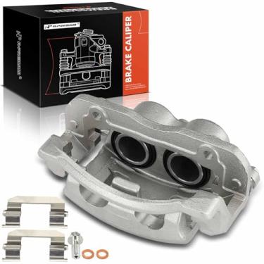 Imagem de A-Premium Conjunto de pinça de freio a disco com suporte compatível com modelos Hyundai selecionados - Santa Fe 2001 2002 2003 2004 2005 2006, L4 2,4L - Lado do passageiro dianteiro direito