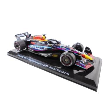 Imagem de - Formula 1 Compatible with Red Bull RB19#1 Max Verstappen World Champion Miami GP 2023-1/24 Scale Model Car OR100