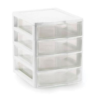 Imagem de Gaveteiro Pequeno com  4 Gavetas - Nitron, Rosa