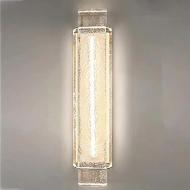 Imagem de Lâmpada de parede com led de cristal industrial, arandelas de parede vintage, luminárias internas, para cozinha, quarto, sala de jantar, sala de estar, salão (tamanho: grande) () ()