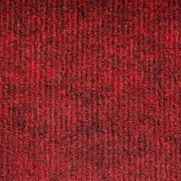 Imagem de Tapete Carpete Forração Ecoloop Canelado Venda Por M² Igreja Feiras Eventos Escritórios Residencial (Vermelho Pigmentado)