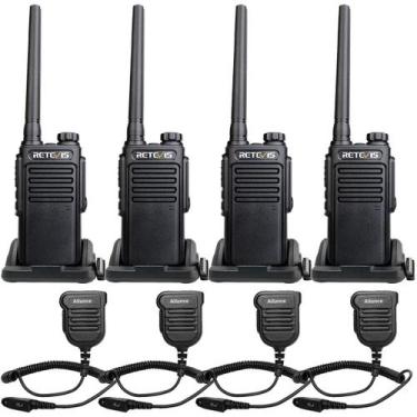 Imagem de Rádio bidirecional Retevis RT47 à prova d'água com microfone IP67, pac