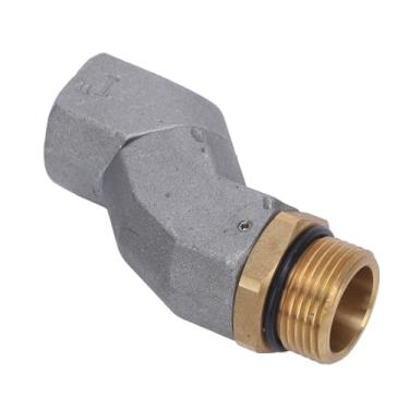 Imagem de Bocal de Mangueira de Combustível Giragem, Mangueira Combustível Bolteira Multifuncional 360 ° Metal Giratório Use o Bico (1 polegada)