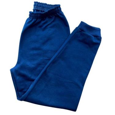 Imagem de Calça Moletom Flanelado Peluciada Com Punho Tamanho 04 ao 16 - Infanti