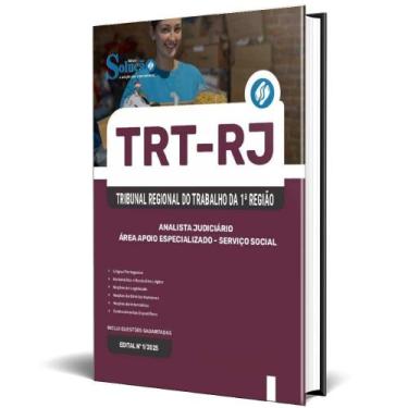 Imagem de Apostila Trt Rj 2025 Analista Judiciário Área Apoio - Editora Solucao
