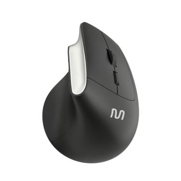 Imagem de Mouse sem Fio Multilaser MS800 - Ergonômico - Botões Silenciosos - 1600dpi - Preto - MO384-Unissex