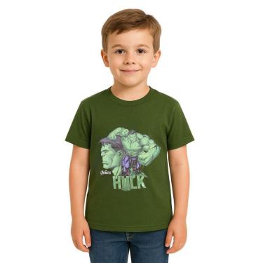 Imagem de Camiseta Infantil Menino Super-Heróis Brandili-Masculino