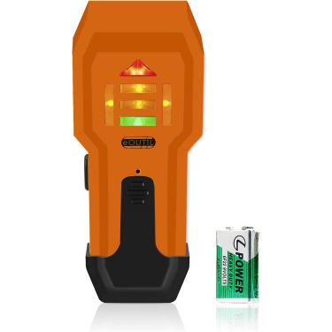 Imagem de eOUTIL Scanner de parede Stud Finder detector de madeira e metal (laranja)