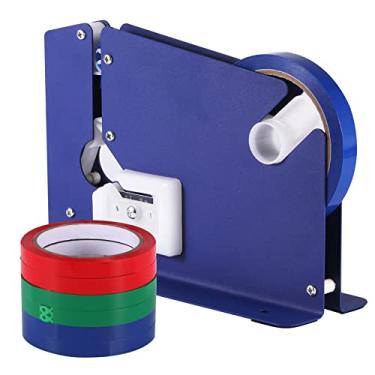 Imagem de kailund Seladora de Saco de Fita de Aço com Aparador de Saco - Inclui 6 Rolos de Fitas - Máquina de Fita Seladora de Saco Poli, Dispensador de Fita de Vedação de Saco para Embalagens de Frutas, Verdur