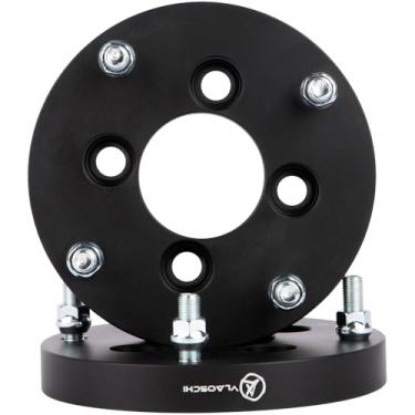 Imagem de VLAOSCHI Adaptadores de roda quadriciclo forjados 4 x 110 a 4 x 156 preto 1 polegada com pinos de 12 x 1,5 compatível com Honda-Suzuki-Yamaha-Kawasaki 4 terminais para Foreman Rincon Rancher Kodiak