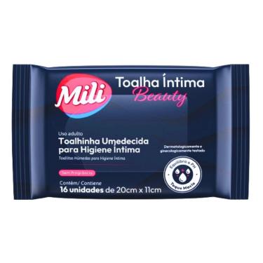 Imagem de Toalha íntima Beauty Toalhinha Umedecida Para Higiene íntima 8 Pacotes Com 16 Unidades