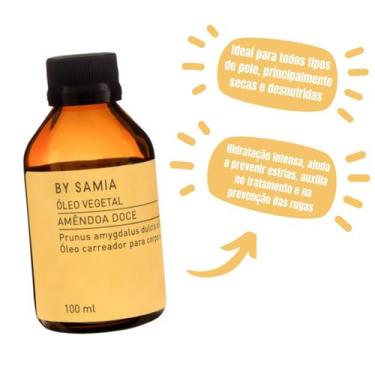 Imagem de Óleo Vegetal de Amêndoa Doce -100ml - By Samia - By Samia 