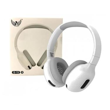 Imagem de Fone de Ouvido Headphone Bluetooth 5.3, Sem Fio, 12h de Reprodução, Isolamento Acústico, com Microfone, Branco