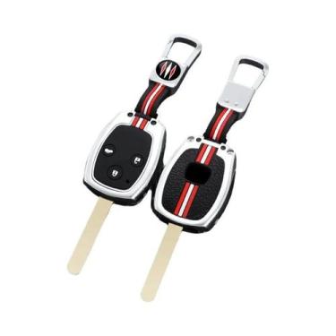 Imagem de Honda Accord Civic CRV Pilot Key Case Capa De Metal Chaveiro Protetor 