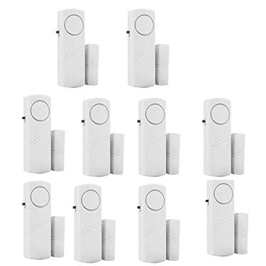 Imagem de CaoXiong Pacote Com 10 Alarmes Magnéticos De Sensor Janela Para Segurança Casa E Crianças - Porta Aberta