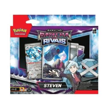 Imagem de Pokémon Deck Baralho Batalha De Rivais Steven - COPAG