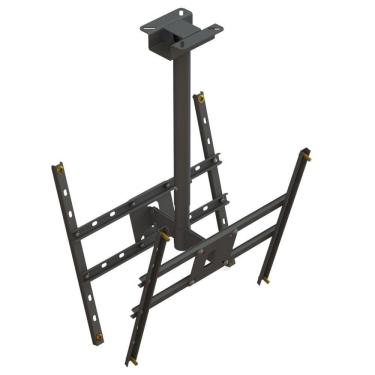 Imagem de Suporte Teto 2tv 10" A 65" Vesa 600x400 360° 75 Cm Preto