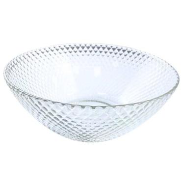 Imagem de Bowl de Vidro Transparente com Detalhes Geométricos - CIM