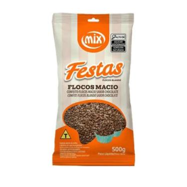Imagem de Confeito Fino Granulado Chocolate Flocos Macios Mix