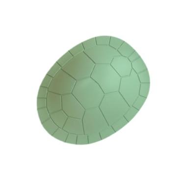 Imagem de Bothyi Saco de Armazenamento para Manter Fresco, Caixa de Armazenamento com Filme Plástico, Dispensador em Formato de Casco de Tartaruga para Capas de Sapato, Verde