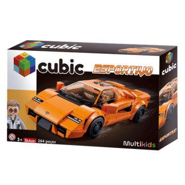 Imagem de Bloco de montar Carro de Corrida com 264 Pcs Multikids - Br2283OUT [Remanufaturado] BR2283OUT