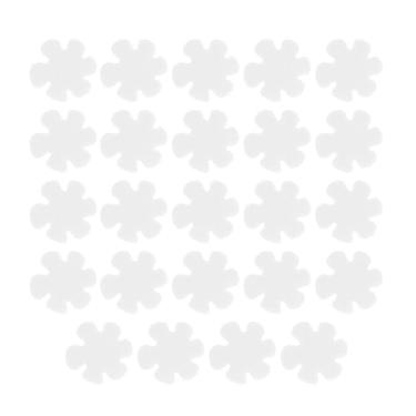 Imagem de SQXBK 24 peças adesivos antiderrapantes de flores transparentes 100 mm tapete de banheiro autoadesivo adequado para cozinhas, piscina, escada, piso