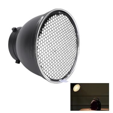 Imagem de ASHATA Tom de Lâmpada de Difusor de Refletor Padrão de 7 Polegadas, Caixa Softida para Fotografia Com Interior Reflexivo de Prata, Design Compacto para o Bowens Monte Studio