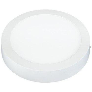 Imagem de Painel Led Redondo Sobrepor 24W Bivolt 3000K Amarelo/Quente