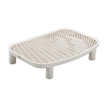 Imagem de MotiveTech Caixa de areia com degrau e função de filtro, rampa para areia de gato, apoio para os pés, banheiro, lavatório, quarto