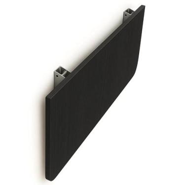 Imagem de Mesa Retrátil 60x30cm Preta Estilo Minimalista e Funcionalidade - Macl