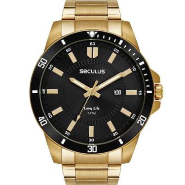 Imagem de Relógio Seculus Masculino Long Life 44203GPSVDA4